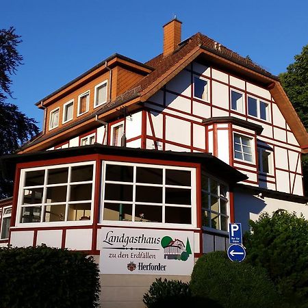 Landgasthaus Zu Den Erdfaellen バート・ピルモント エクステリア 写真